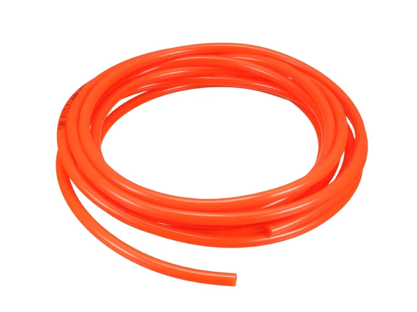 An orange straight PU air hose