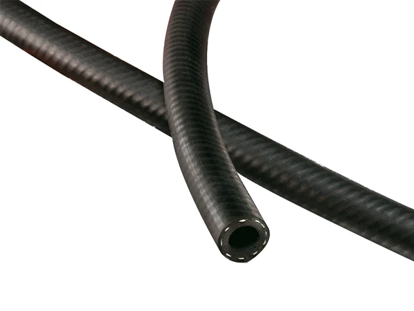 A cross-section display of a rubber air hose