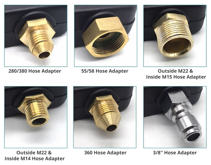 6 types of high pressure cantilever adapters